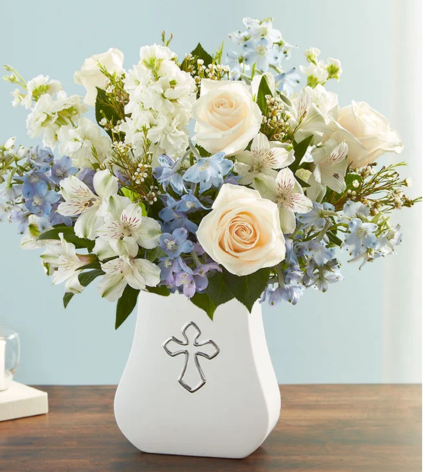 Sacred Blessings Blue & White