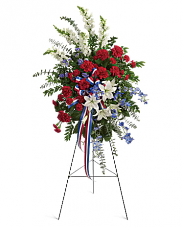 Sacred Duty Spray Funeral, Memorial FLowers