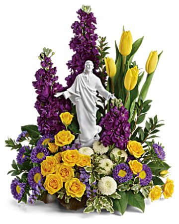 Sacred Grace Bouquet table arrangement