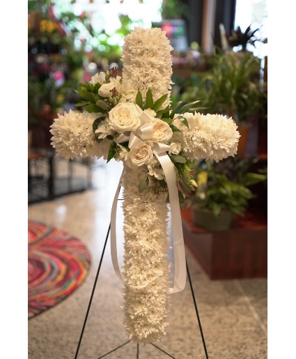 Sacred Moments Floral Cross