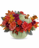 Sage Harvest  Fall Flower Arrangement