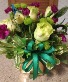 Shades of Green for May birthstone the Emerald cube of green flowers Special Occations 