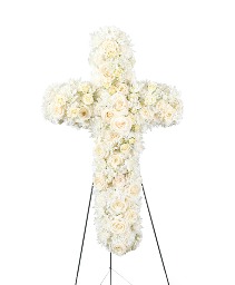 Sail to the Sky Cross Sympathy Arrangement