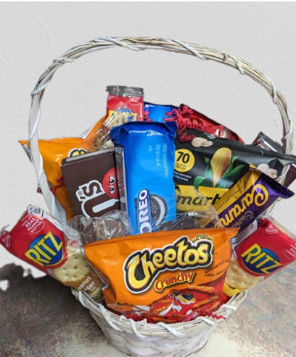 Salty and more goodie basket 