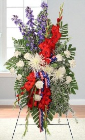 Salute To A Service Member Standing Spray