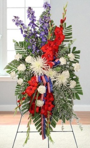 Salute To A Service Member Standing Spray