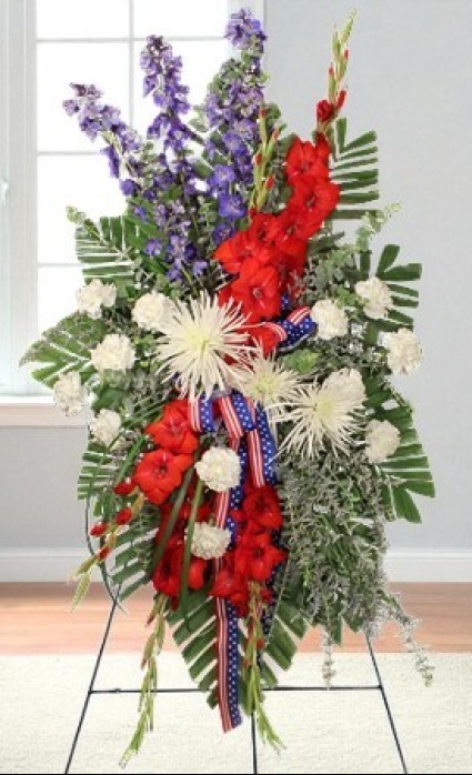 Salute To A Service Member Standing Spray