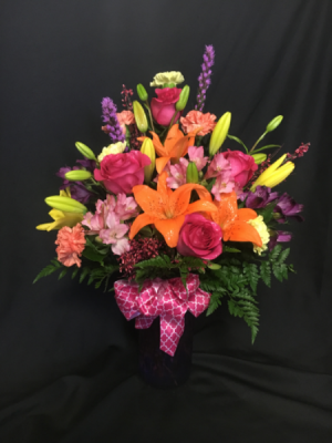 Salute to Colour Vase Arrangement in Red Lake, ON | FOREVER GREEN GIFT BOUTIQUE Salute to Colour Vase Arrangement in Red Lake, ON | FOREVER GREEN GIFT BOUTIQUE