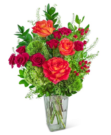 Samba Sunrise is a vibrant and lively floral arran Flower Arrangement