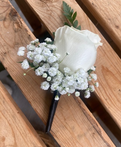 Traditional Boutonniere Pin-on 