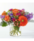 Sangria Bouquet Glass Vase