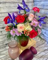 Sangria Collection vase arrangement