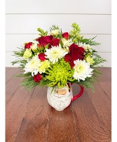 Santa Baby Fresh Mug Arrangement