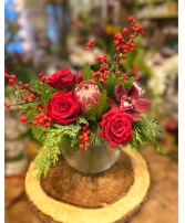 Santa Baby Vase Arrangement