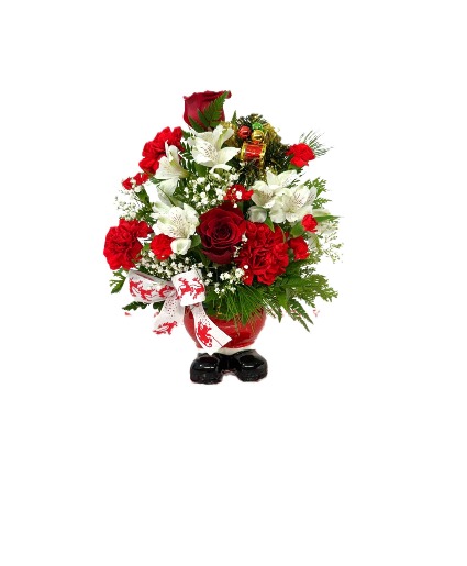 SANTA BOOTS fresh arrangement