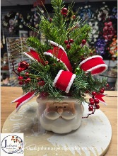 Santa Claus Silk Arrangement  