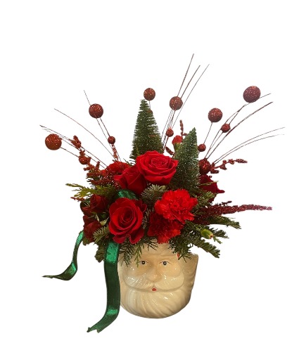 Santa Clause  Floral Arrangement