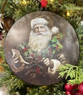 Santa Ornament