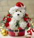SANTA PAWS CENTERPIECE