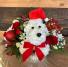 Santa Paws Fresh Basket Arrangement