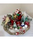 Santa Sleigh Scene Keepsake Holiday Gift