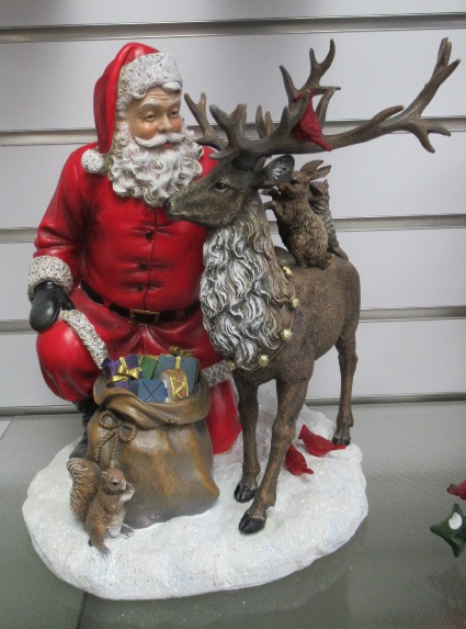 Santa with Reindeer  