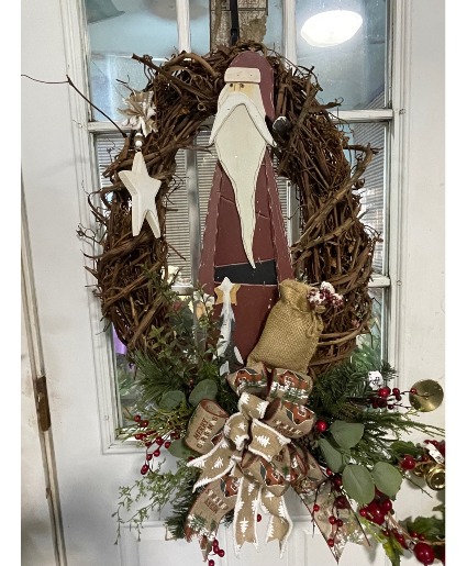 Santa Wreath Gift