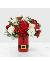 Santa's Belt  vase 