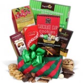 Santa's Delight Basket Gourmet Goodie Basket