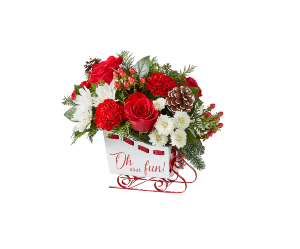 Santa’s Floral Sleigh 