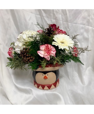Santa’s Helper Christmas Arrangement