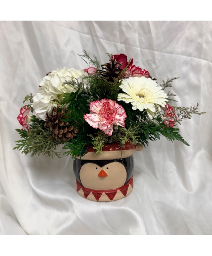 Santa’s Helper Christmas Arrangement