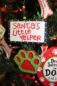 Santa's Little Yelper Ornament