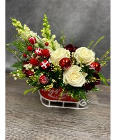 Santa's Sleigh Arrangement