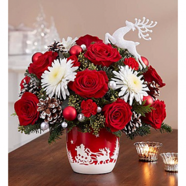 Santa's Sleigh Ride Arrangement
