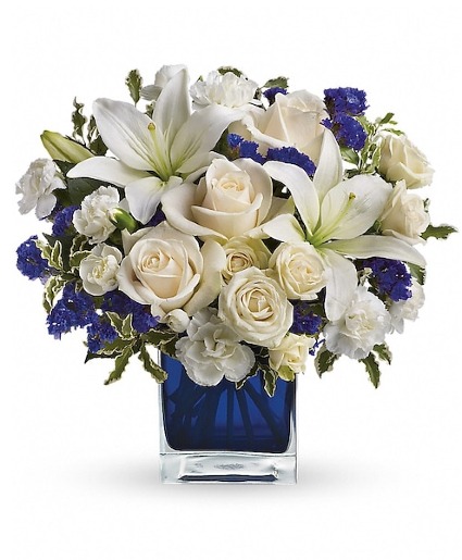 Sapphire skies bouquet 