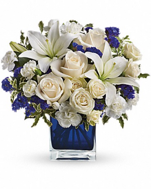 Sapphire Skies  Mixed Floral 