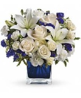 Sapphire Skies Vase arrangement