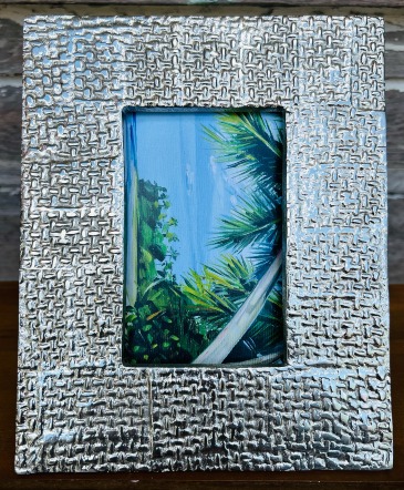 Saro Lifestyle Silver 3x5 Picture Fame  in Key West, FL | Petals & Vines