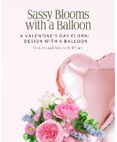 Sassy Blooms With A Balloon Flower Arrangement