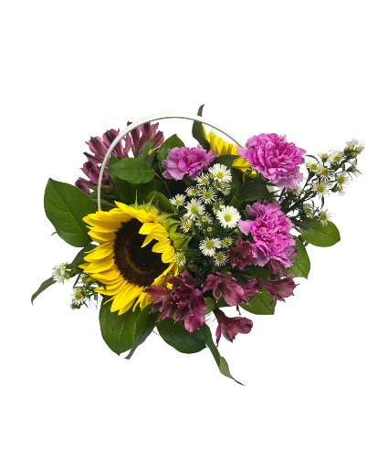 Savanna Smile Basket Arrangement