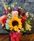 Say it with Flowers by ROSE PETALS FLORIST  Fresh flower filled glass vase