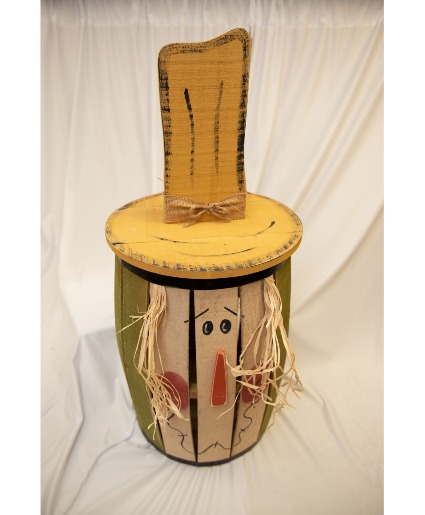 Scarecrow barrel can light 