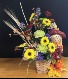 Scarecrow Delight Cut Flowers in basket