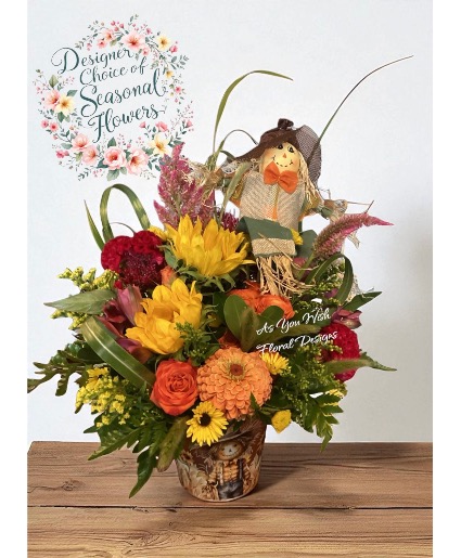 Scarecrow Harvest  Arrangement 