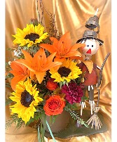 Scarecrow Keepsake Florals 