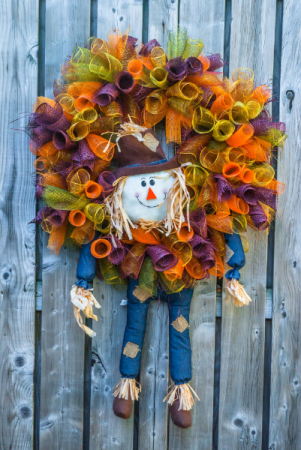 Scarecrow Wreath Seasonal Wreath