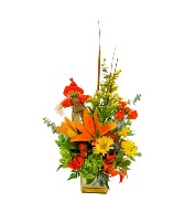 Scarecrow's Harvest Arrangement