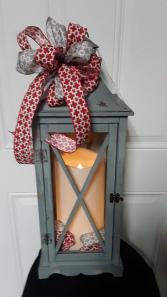 Scarlet and Grey my team colors floor style very large lantern