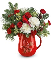 Scarlet Cardinal Bouquet Fresh Arrangement